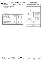 KN4403 datasheet pdf Korea Electronics (KEC)