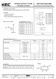 KRA104S datasheet pdf Korea Electronics (KEC)