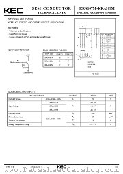 KRA108M datasheet pdf Korea Electronics (KEC)