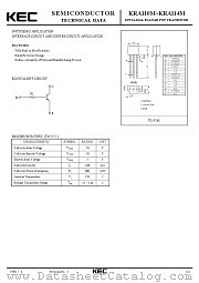 KRA113M datasheet pdf Korea Electronics (KEC)