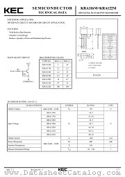 KRA122M datasheet pdf Korea Electronics (KEC)