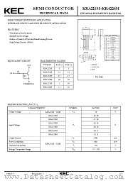 KRA222M datasheet pdf Korea Electronics (KEC)