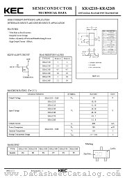 KRA223S datasheet pdf Korea Electronics (KEC)