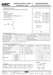 KRA311 datasheet pdf Korea Electronics (KEC)