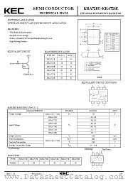 KRA723E datasheet pdf Korea Electronics (KEC)