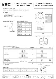 KRA741U datasheet pdf Korea Electronics (KEC)