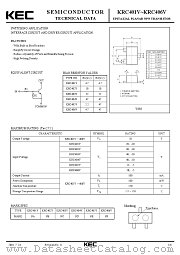 KRC405V datasheet pdf Korea Electronics (KEC)