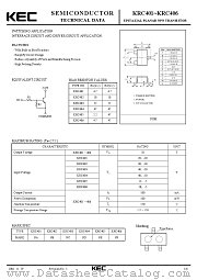 KRC404 datasheet pdf Korea Electronics (KEC)