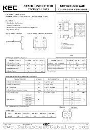 KRC661U datasheet pdf Korea Electronics (KEC)