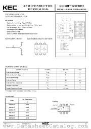 KRC881T datasheet pdf Korea Electronics (KEC)