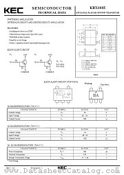 KRX101E datasheet pdf Korea Electronics (KEC)