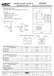 KRX102E datasheet pdf Korea Electronics (KEC)