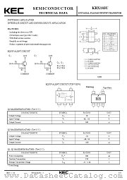 KRX103U datasheet pdf Korea Electronics (KEC)
