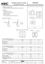 KRX201U datasheet pdf Korea Electronics (KEC)