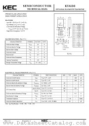 KTA1241 datasheet pdf Korea Electronics (KEC)