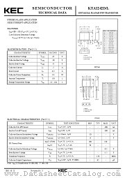 KTA1242D datasheet pdf Korea Electronics (KEC)