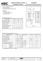 KTA1277 datasheet pdf Korea Electronics (KEC)