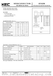 KTA1296 datasheet pdf Korea Electronics (KEC)