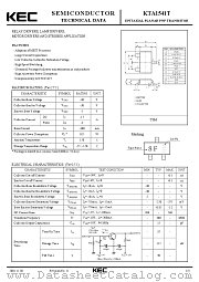 KTA1541T datasheet pdf Korea Electronics (KEC)