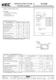 KTA1662 datasheet pdf Korea Electronics (KEC)
