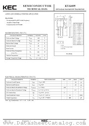 KTA1695 datasheet pdf Korea Electronics (KEC)