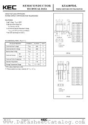 KTA1807D datasheet pdf Korea Electronics (KEC)