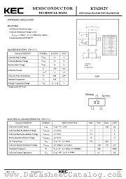 KTA2012V datasheet pdf Korea Electronics (KEC)