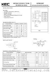 KTB1234T datasheet pdf Korea Electronics (KEC)