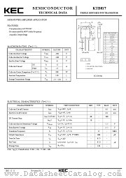 KTB817 datasheet pdf Korea Electronics (KEC)