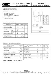 KTC1008 datasheet pdf Korea Electronics (KEC)