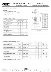 KTC2018 datasheet pdf Korea Electronics (KEC)