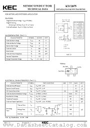 KTC2875 datasheet pdf Korea Electronics (KEC)