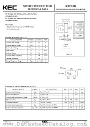 KTC3121 datasheet pdf Korea Electronics (KEC)