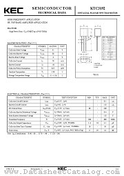 KTC3192 datasheet pdf Korea Electronics (KEC)