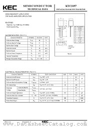 KTC3197 datasheet pdf Korea Electronics (KEC)