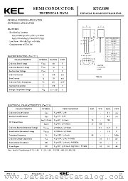 KTC3198 datasheet pdf Korea Electronics (KEC)