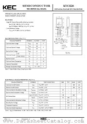 KTC3226 datasheet pdf Korea Electronics (KEC)