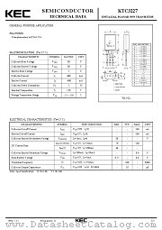 KTC3227 datasheet pdf Korea Electronics (KEC)
