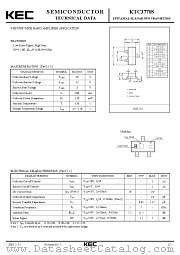 KTC3770S datasheet pdf Korea Electronics (KEC)