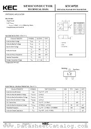 KTC4072E datasheet pdf Korea Electronics (KEC)
