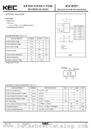 KTC4072V datasheet pdf Korea Electronics (KEC)