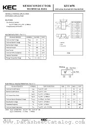KTC4076 datasheet pdf Korea Electronics (KEC)