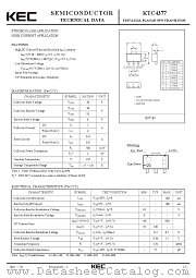 KTC4377 datasheet pdf Korea Electronics (KEC)