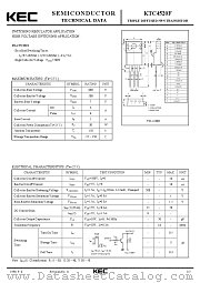 KTC4520F datasheet pdf Korea Electronics (KEC)