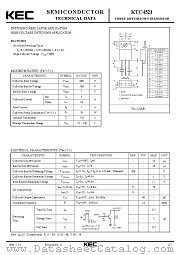 KTC4521 datasheet pdf Korea Electronics (KEC)