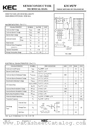 KTC4527F datasheet pdf Korea Electronics (KEC)