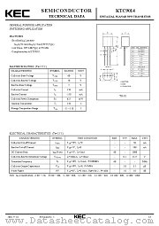 KTC9014 datasheet pdf Korea Electronics (KEC)