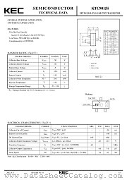 KTC9015S datasheet pdf Korea Electronics (KEC)