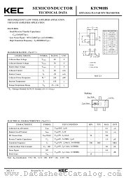KTC9018S datasheet pdf Korea Electronics (KEC)