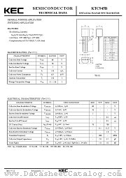 KTC945B datasheet pdf Korea Electronics (KEC)